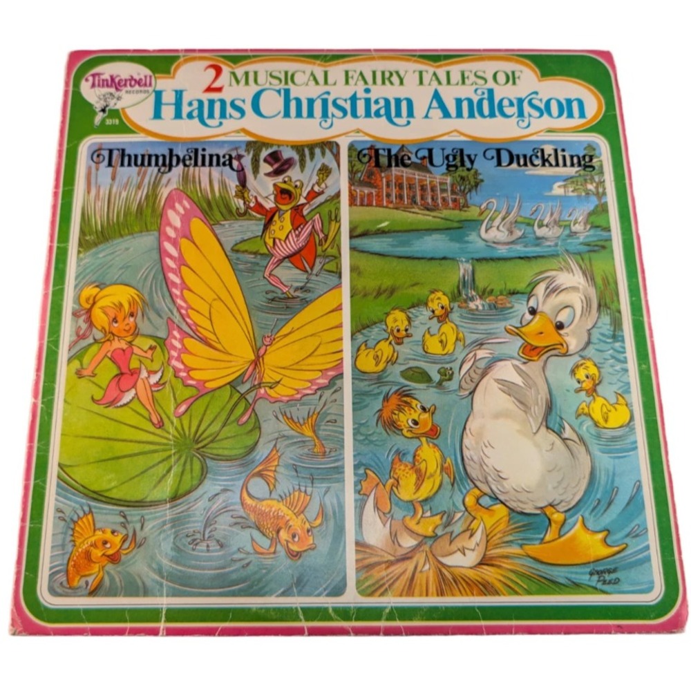 Tinkerbell 3319 Hans Christian Anderson Thumbelina The Ugly Duckling 12" LP